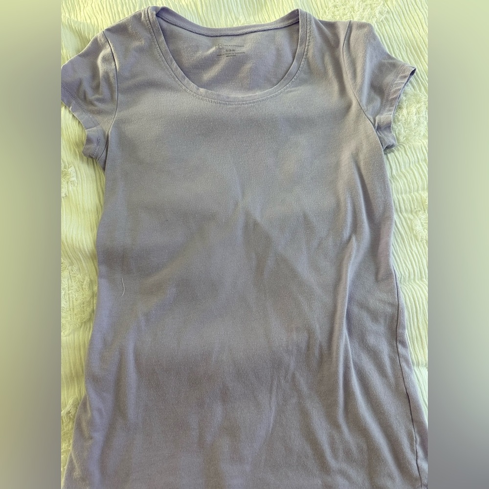 Women’s Lavender Lilac Purple Short Sleeve shirt size small
